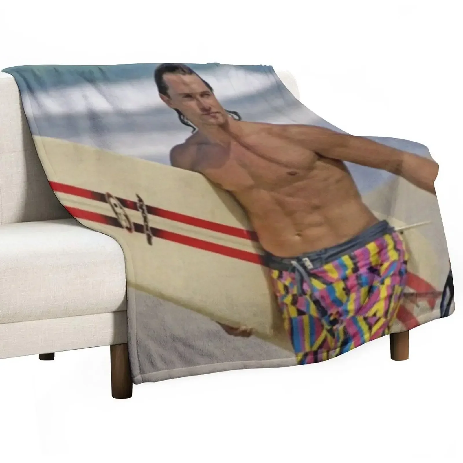 

young MatthewMcConaughey Throw Blanket Extra Large Throw valentine gift ideas Stuffeds Large Blankets