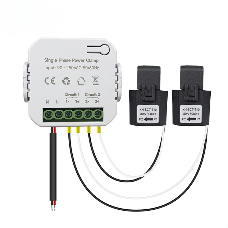 Smart Life power Clamp Meter Smart energy meter 80A Single-phase Clamp Measuring Equipment
Smart Life power Clamp Meter Smart energy meter 80A Single-phase Clamp Measuring Equipment