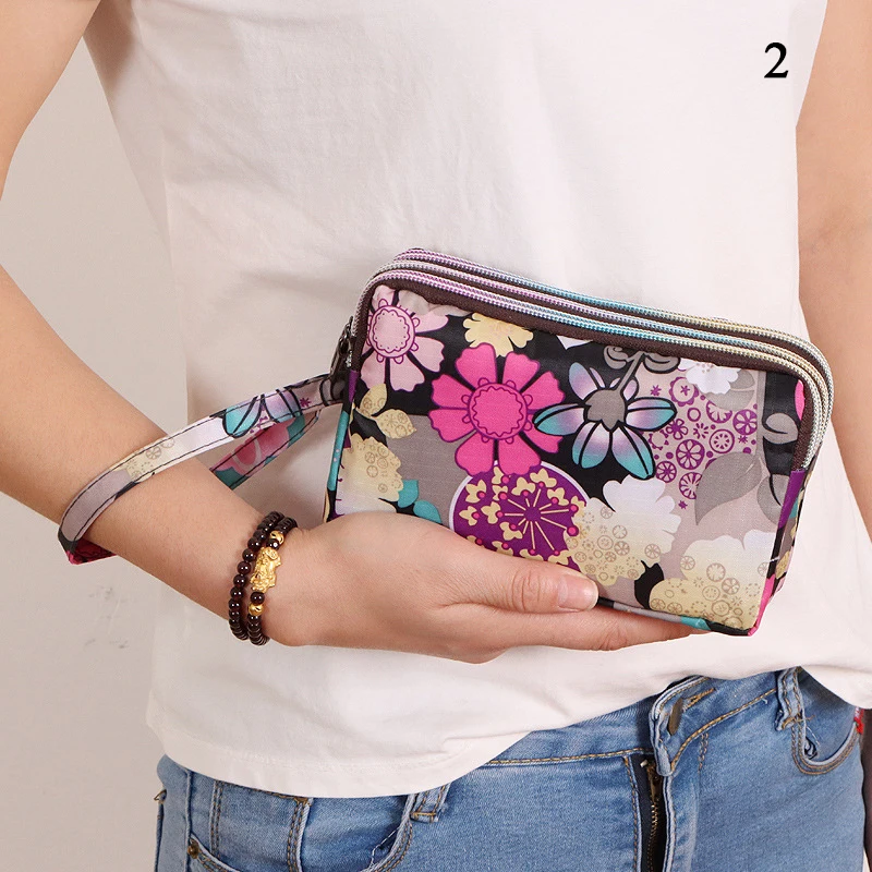 3 Zipper Women Waterproof Purse Cell Pouch Handbag Wallet Wristlet Bag Women's Fabric Coin Purse Bag Mobile Wallet Clutch Bag
3 Zipper Women Waterproof Purse Cell Pouch Handbag Wallet Wristlet Bag Women's Fabric Coin Purse Bag Mobile Wallet Clutch Bag