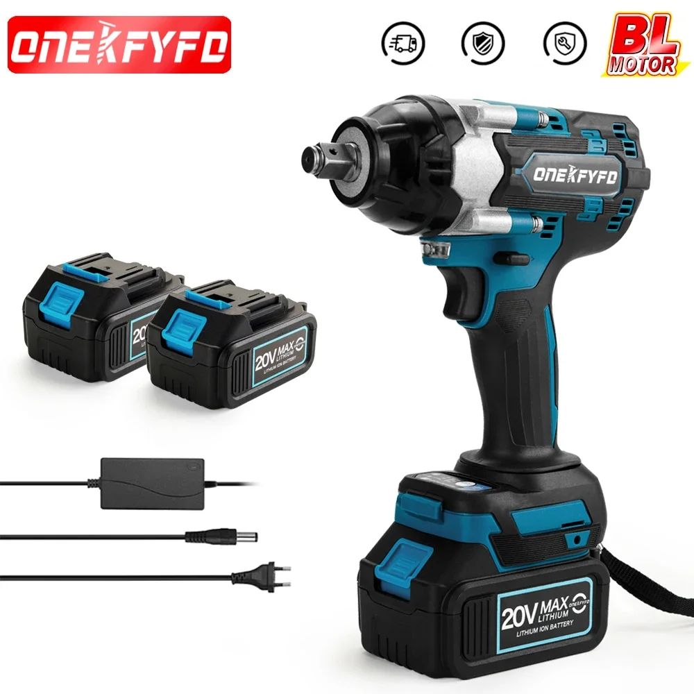 600N.M Brushless Cordless Electric Impact Wrench Rechargeable 1/2" Power Tools FOR Makita 18V Battery
600N.M Brushless Cordless Electric Impact Wrench Rechargeable 1/2" Power Tools FOR Makita 18V Battery