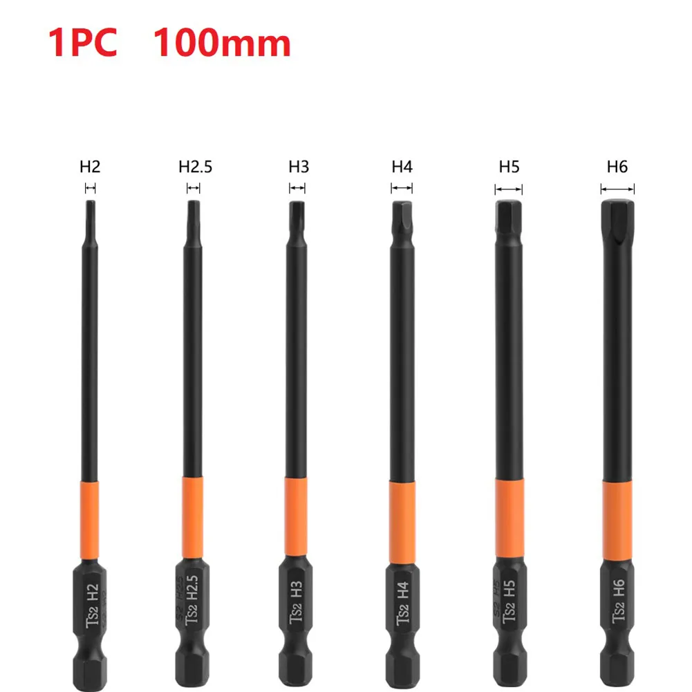 1PC 1/4"Hex Head Electric Wrench Drill Bits100mm Metric Electric Screwdriver Bit Quick Connection Driver Bits H2.5/ H4/ H5 /H6
1PC 1/4"Hex Head Electric Wrench Drill Bits100mm Metric Electric Screwdriver Bit Quick Connection Driver Bits H2.5/ H4/ H5 /H6