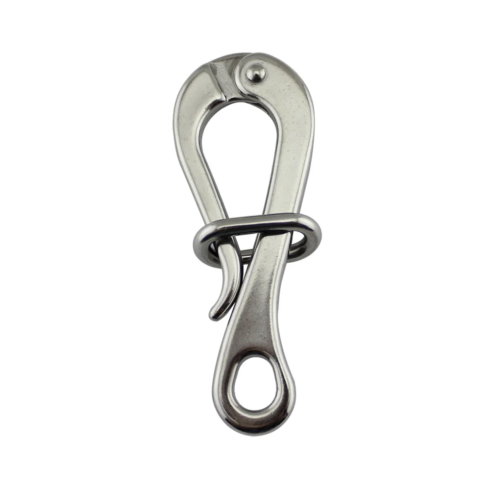 

Stainless Steel Quick Release Hook Durable Goose Head Quick Hook Practical Carabiner Buckle for Lifeboat Life