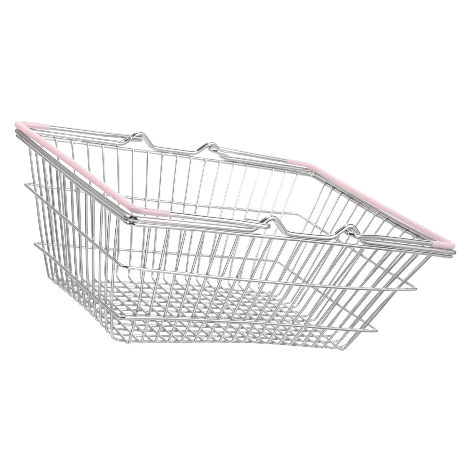 Shopping Basket Practical Handheld Storage Dressing Table Household with Handle Alloy Portable
Shopping Basket Practical Handheld Storage Dressing Table Household with Handle Alloy Portable