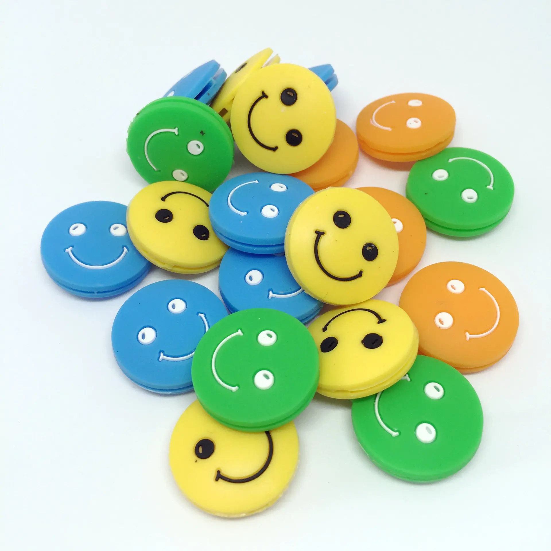 

1PCS Tennis Racket Shock Absorber Anti-vibration New Smiley Silicone Sports Accessories to Reduce Vibration for Strings Racquets