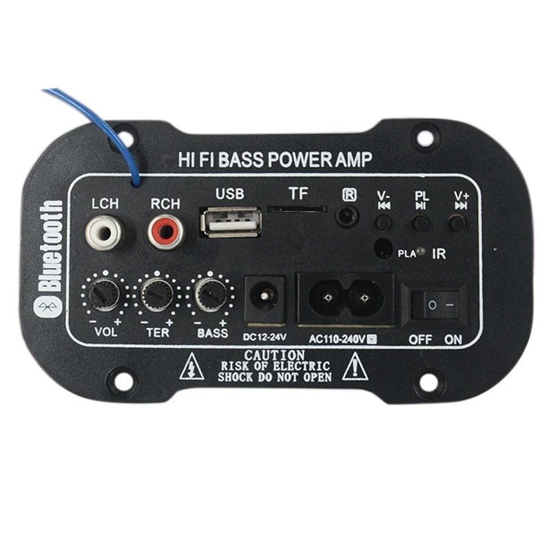 220V 25W Auto Car Digital Bluetooth Amplifier Hifi Bass High Power Stereo Audio AMP Auto Accessories US Plug
220V 25W Auto Car Digital Bluetooth Amplifier Hifi Bass High Power Stereo Audio AMP Auto Accessories US Plug
