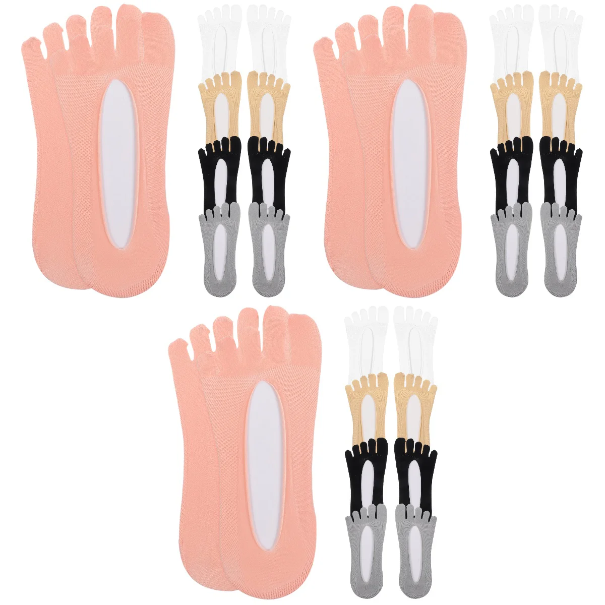 15 Pairs of Breathable Women Socks Women Low Cut Socks Comfortable Toe Separator Socks for Women
15 Pairs of Breathable Women Socks Women Low Cut Socks Comfortable Toe Separator Socks for Women