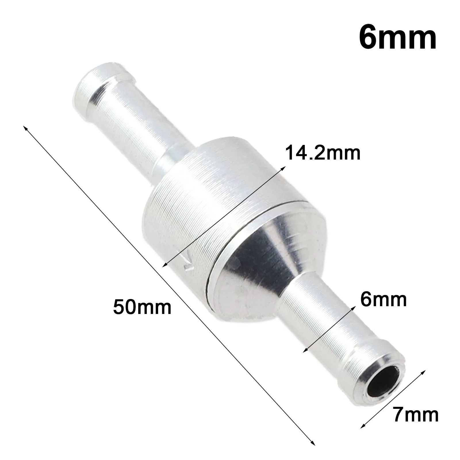 Practical Durable Easy Installation Non-Return Valve Chrome 0.2-6bar 6/8/10/12mm Auminium Head Check Valve Rollover
Practical Durable Easy Installation Non-Return Valve Chrome 0.2-6bar 6/8/10/12mm Auminium Head Check Valve Rollover