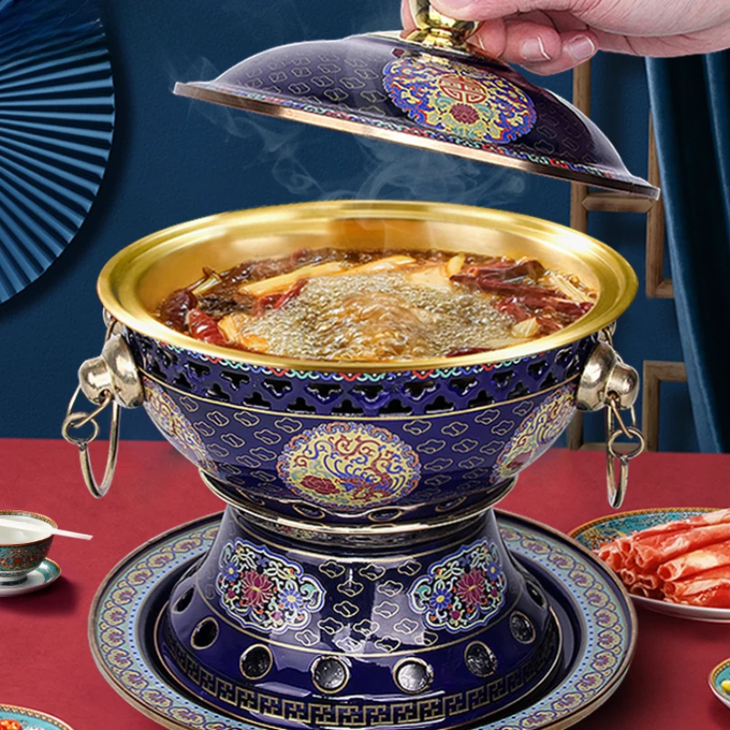 Hot pot commercial pure copper alcohol stove special dining single person one pot household
Hot pot commercial pure copper alcohol stove special dining single person one pot household