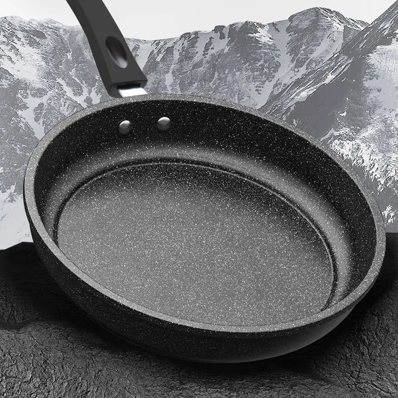 

Non-Stick Medical Stone Pancake Row, Hot Oil Small Pot, Induction Cooker, Gas Stove Frying Pan