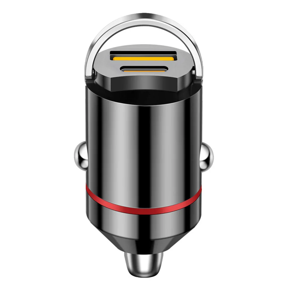 Adapter Car Charger Accessories Aluminum Alloy Black Dual USB Fast Charging Interior Parts QC3.0 Vehicle Durable
Adapter Car Charger Accessories Aluminum Alloy Black Dual USB Fast Charging Interior Parts QC3.0 Vehicle Durable