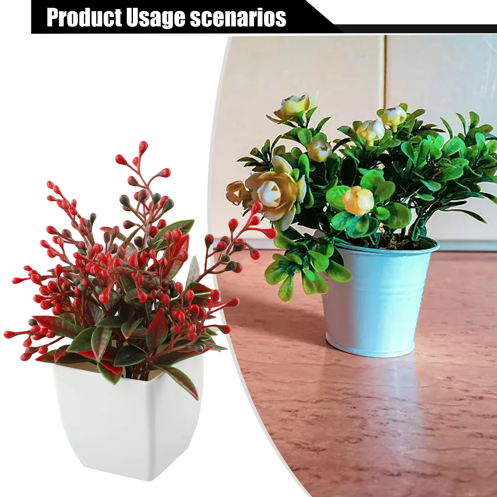 Artificial Plants Bonsai Plastic Fake Flower Garden Home Decor Office Decoration Wedding Party Supplies Brand New
Artificial Plants Bonsai Plastic Fake Flower Garden Home Decor Office Decoration Wedding Party Supplies Brand New