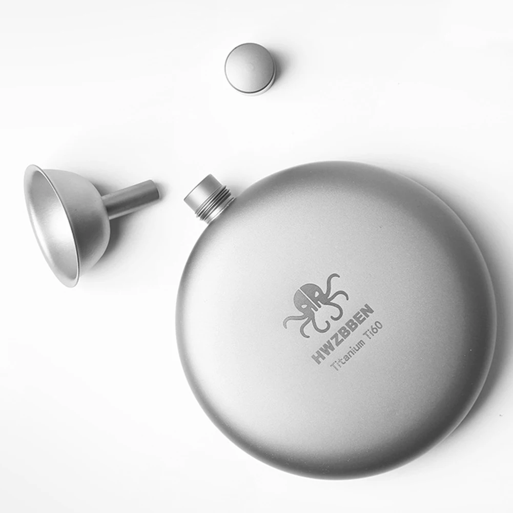 170ml Titanium Wine Flask With Refill Funnel For Camping Backpacking Flask Alcohol Whisky Wine Flask W Refill Funnel
170ml Titanium Wine Flask With Refill Funnel For Camping Backpacking Flask Alcohol Whisky Wine Flask W Refill Funnel