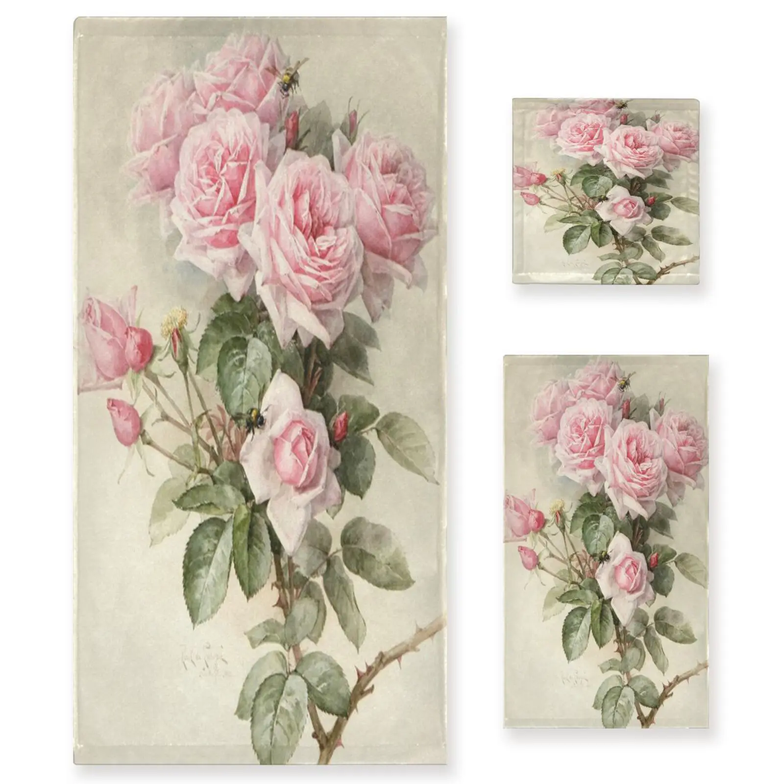 Bathroom Towel 3 Pieces Set Vintage Shabby Floral Print 1 Bath Towel 1 Hand Towel 1 Washcloth Multipurpose For Swim Gym Yoga Spa
Bathroom Towel 3 Pieces Set Vintage Shabby Floral Print 1 Bath Towel 1 Hand Towel 1 Washcloth Multipurpose For Swim Gym Yoga Spa