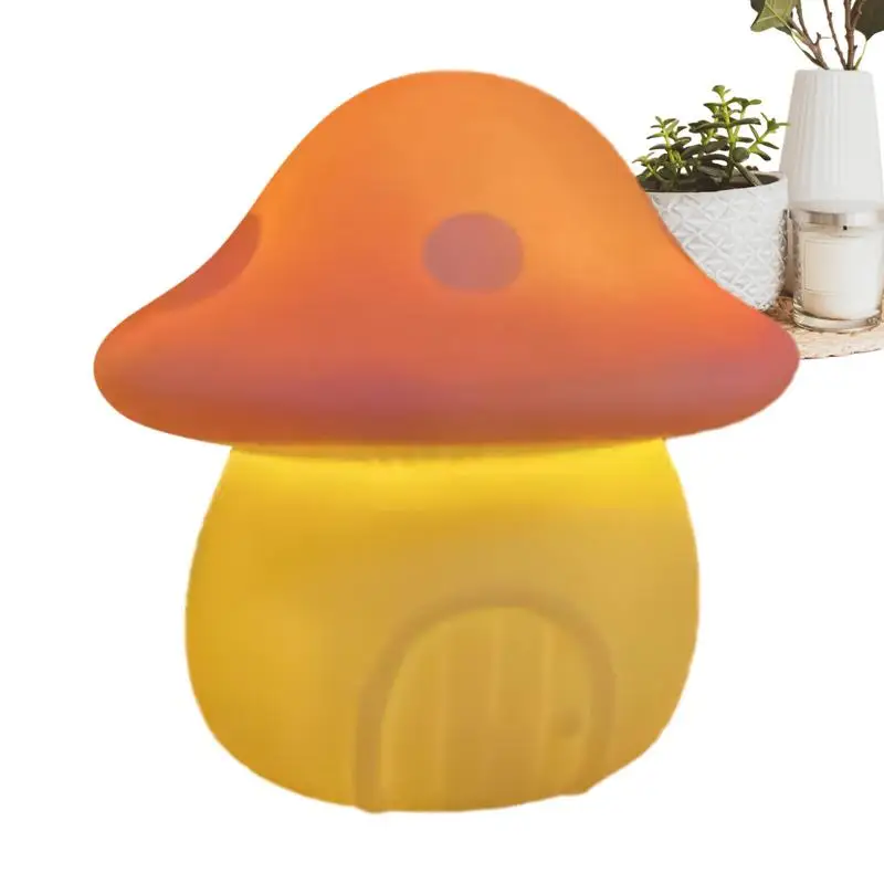 

Mushroom Lamps Cute Aesthetic Nightlight Table Decorations Kawaii Nightlight Mushroom Desk Light Battery Powered Cartoon Bedside