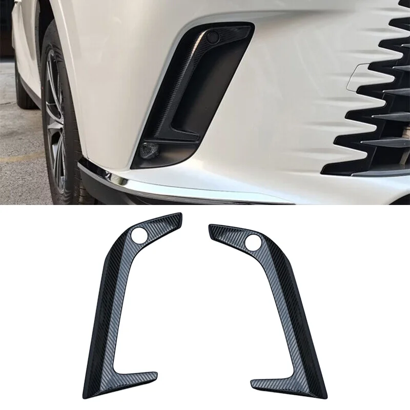 1 Pair Black Carbon Fiber Style Front Bumper Fog Light Trim Cover Plastic Fit for Lexus RX 350 350h 500h 2023 2024
1 Pair Black Carbon Fiber Style Front Bumper Fog Light Trim Cover Plastic Fit for Lexus RX 350 350h 500h 2023 2024