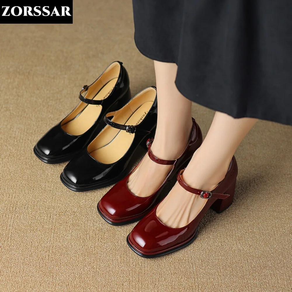 Red Patent Leather Heels Women 2024 Summer New Women's Pumps Fashion Square Toe Ladies Mary Jane High Heels Elegant Dress Shoes
Red Patent Leather Heels Women 2024 Summer New Women's Pumps Fashion Square Toe Ladies Mary Jane High Heels Elegant Dress Shoes