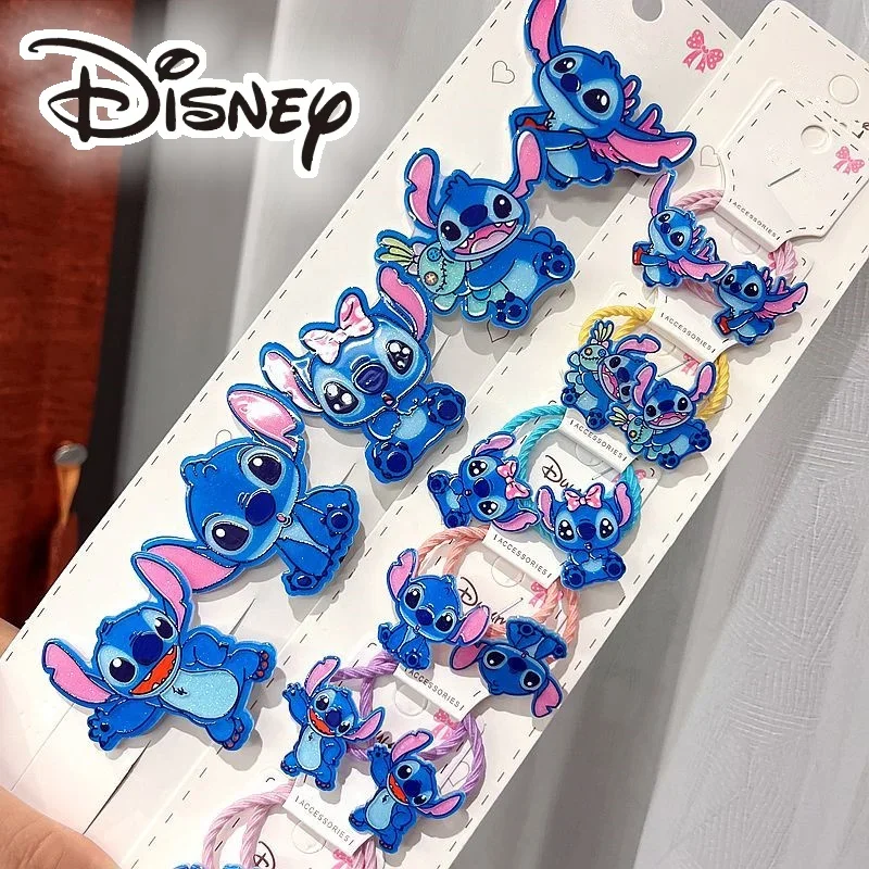 5/10pcs Disney Anime Lilo & Stitch Hair Bands Kawaii Stitch Hairpin Cartoon Rubber Band Hair Accessoires Girl Birthday Gifts Toy
5/10pcs Disney Anime Lilo & Stitch Hair Bands Kawaii Stitch Hairpin Cartoon Rubber Band Hair Accessoires Girl Birthday Gifts Toy