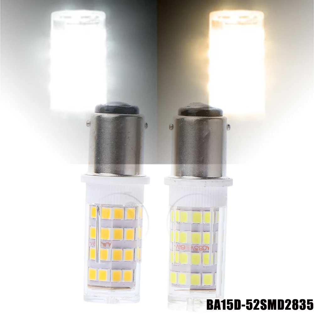 

BA15D Energy Saving Corn Bulbs Crystal Lamp 5W Led Lights Lights For Sewing Machine 220V Super Bright High Brightness 310-340LM