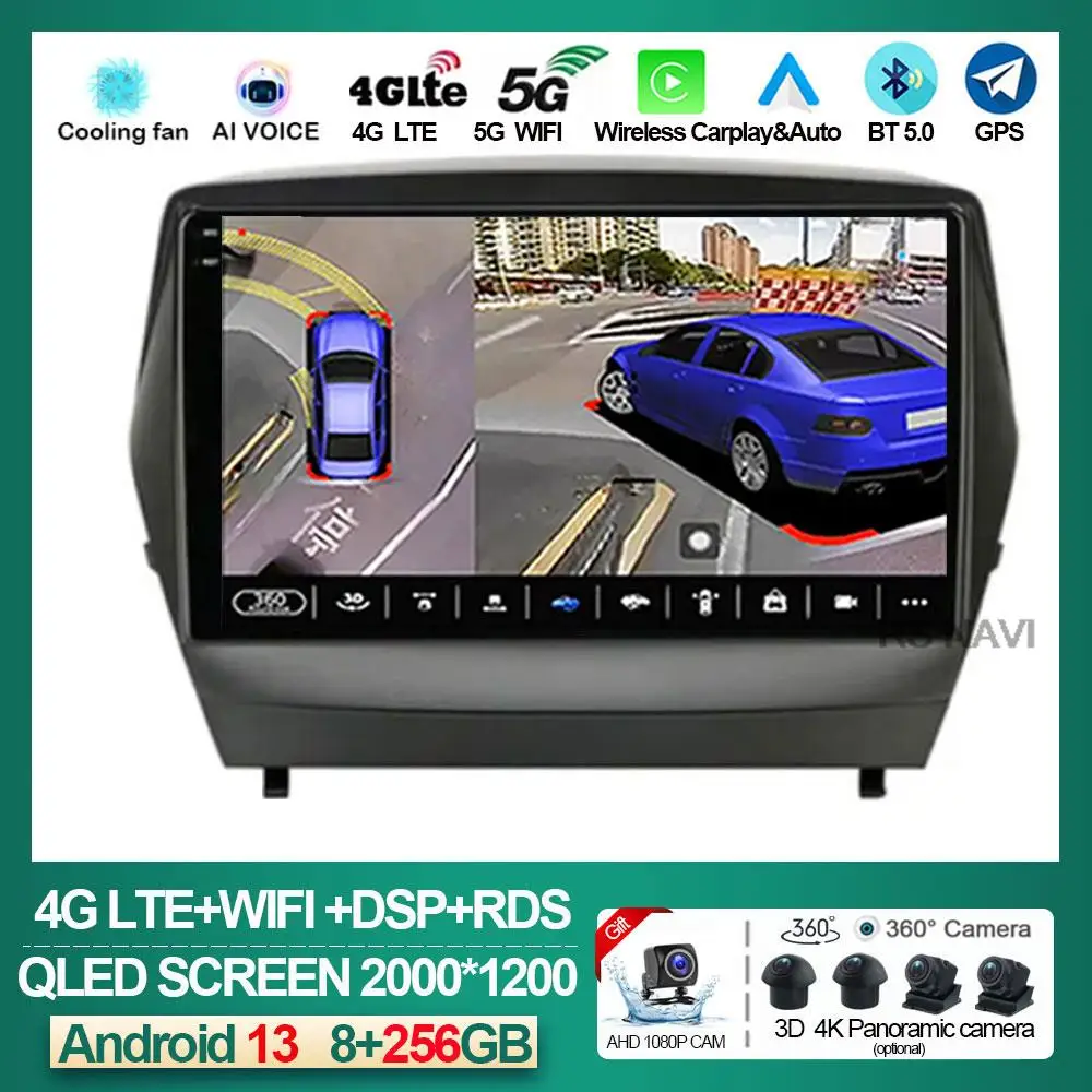 Android 13 Car Radio Multimedia Video For Hyundai Tucson 2 LM Ix35 2009 - 2015 2 Din GPS 4G Navigation Head Unit Player 
Android 13 Car Radio Multimedia Video For Hyundai Tucson 2 LM Ix35 2009 - 2015 2 Din GPS 4G Navigation Head Unit Player