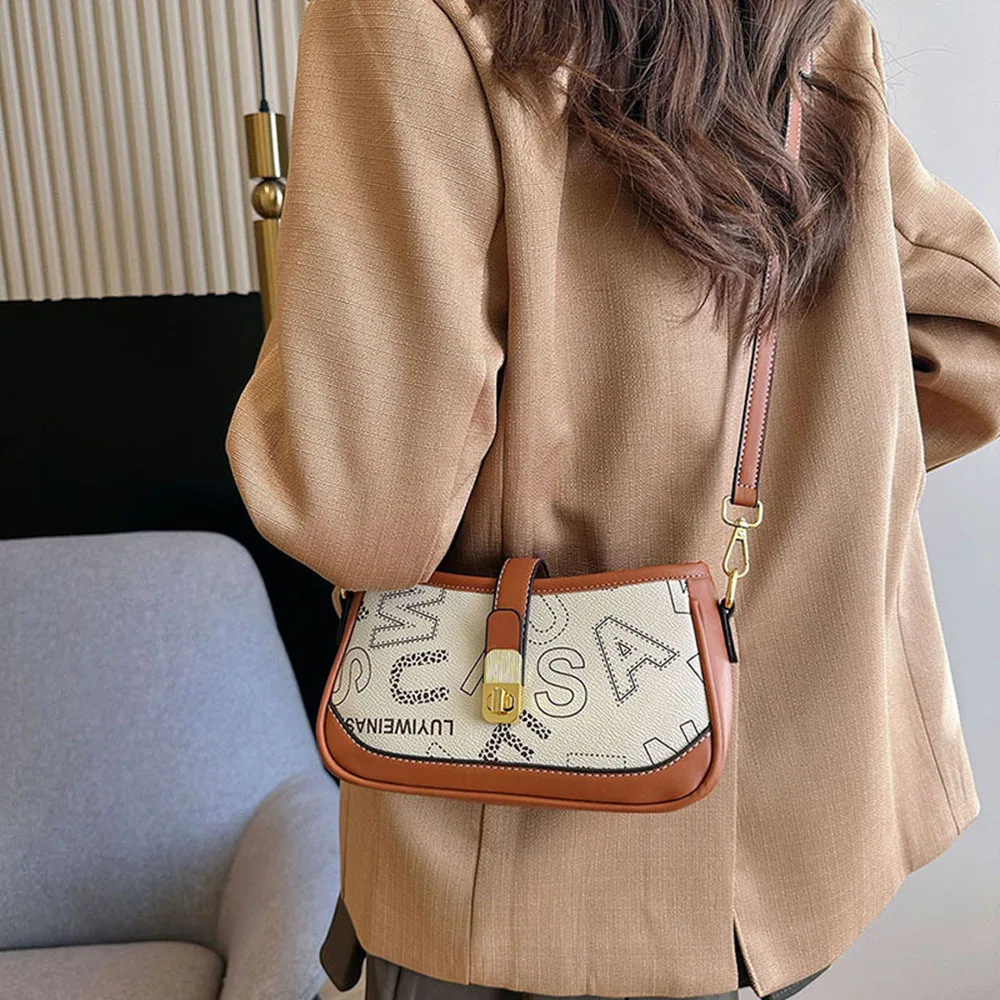 Новинка 2024, модная сумка-тоут, компактная Универсальная женская сумка-тоут через плечо 
Новинка 2024, модная сумка-тоут, компактная Универсальная женская сумка-тоут через плечо