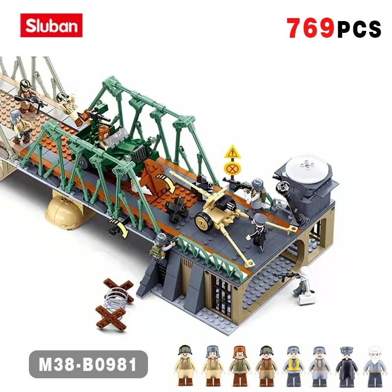 769PCS WW2 Battle Of Budapest Bridge Scene Building Blocks Classic War View Model Bricks Set With Figures Children DIY Toys Gift 769PCS WW2 Battle Of Budapest Bridge Scene Building Blocks Classic War View Model Bricks Set With Figures Children DIY Toys Gift