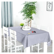 Cotton Linen Tablecloths, Waterproof Table Covers Simple Solid Color Dark Grey Dining Table Coffee Table Deco
Cotton Linen Tablecloths, Waterproof Table Covers Simple Solid Color Dark Grey Dining Table Coffee Table Deco