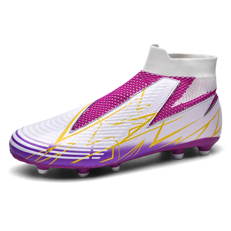 New High Top Men's Soccer Shoes FG/TF Anti-Skid Wear-Resistant Training Shoes Football Boots Children's Outdoor Sports Shoes 
New High Top Men's Soccer Shoes FG/TF Anti-Skid Wear-Resistant Training Shoes Football Boots Children's Outdoor Sports Shoes