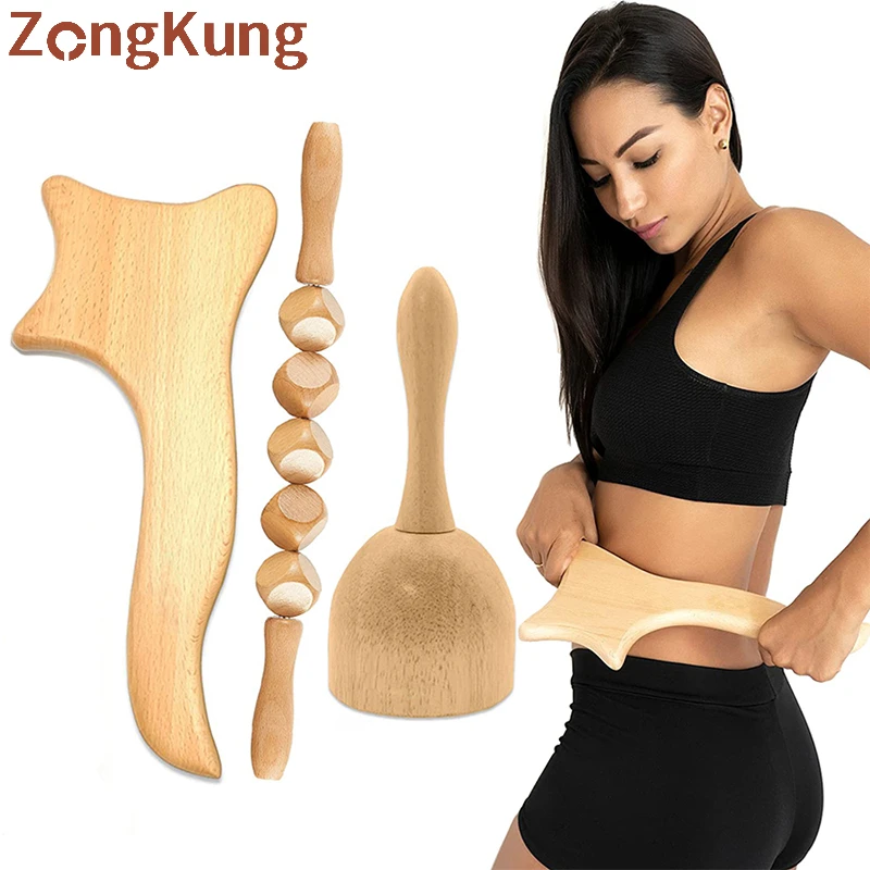 Wooden Massage Roller Stick Wood Guasha Board Swedish Cup Professional Maderoterapia Kit Body Shaping Muscle Relaxation
Wooden Massage Roller Stick Wood Guasha Board Swedish Cup Professional Maderoterapia Kit Body Shaping Muscle Relaxation