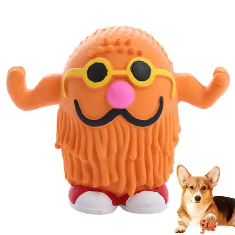 

Squeaky Latex Dog Toys Interactive Cartoon Dog Chew Squeaky Toys Squeaker Animals Dog Squeeze Toy For Biting Chasing To Spend