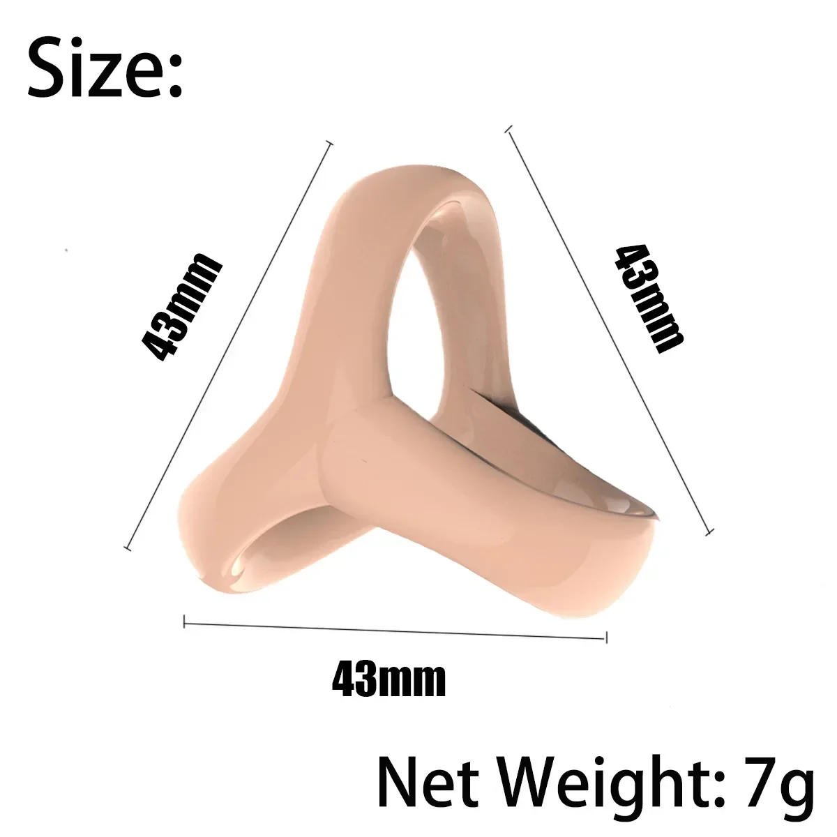 Anneau de pénis en silicone réutilisable pour homme, 3 en 1, ultra doux, extensible, agrandissement du pénis, éjaculation retardée, jouet sexuel 5