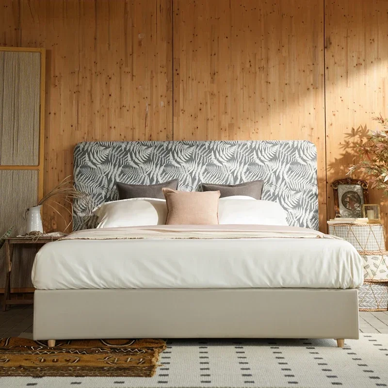 Modern Simple and Light Luxury Fabric Bed Home Master Bedroom 1.8 M Retro Double Bed
Modern Simple and Light Luxury Fabric Bed Home Master Bedroom 1.8 M Retro Double Bed