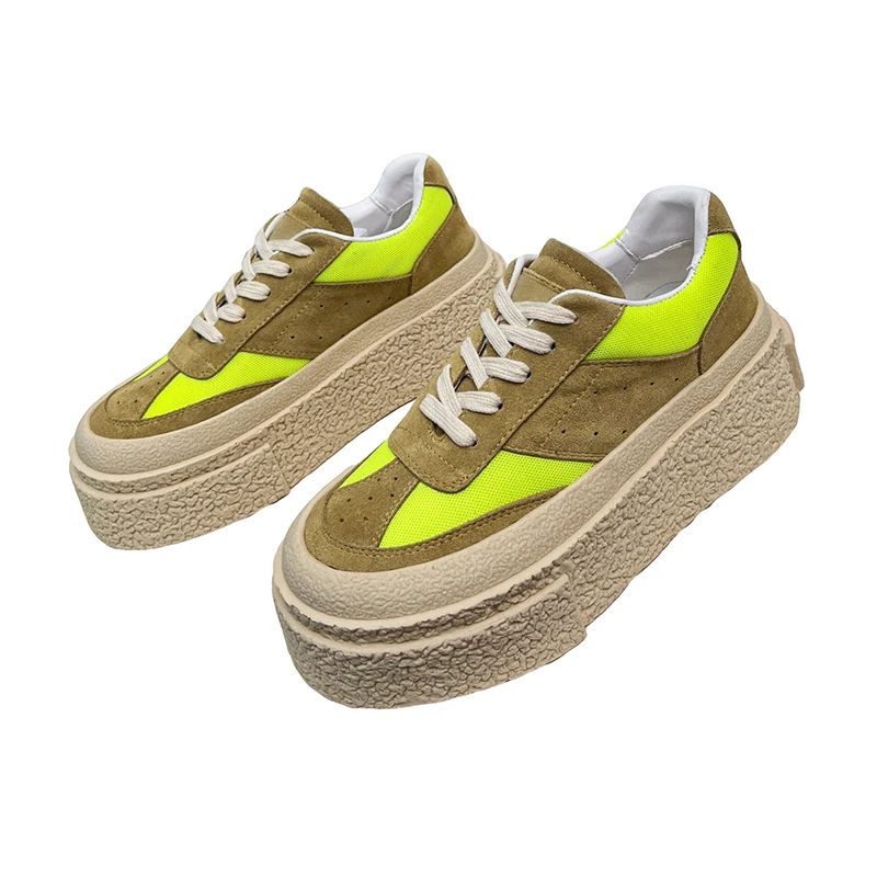 Top-level Women's Loafers Autumn New Splicing Upper Design Wear Resistant Casual Shoes Soft Comfort Thick Bottom Lovers Shoes
Top-level Women's Loafers Autumn New Splicing Upper Design Wear Resistant Casual Shoes Soft Comfort Thick Bottom Lovers Shoes