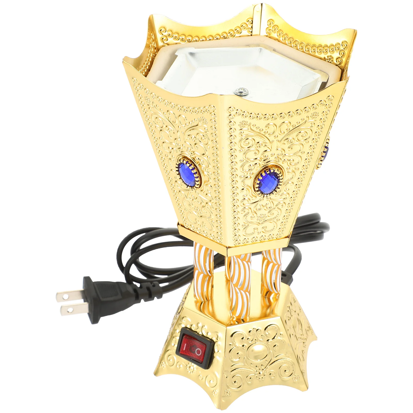 Electric Censer Middle Eastern Style Iron Incense Burner Tabletop Ornament Electric Metal Censer (EU/UK/US Plug)
Electric Censer Middle Eastern Style Iron Incense Burner Tabletop Ornament Electric Metal Censer (EU/UK/US Plug)