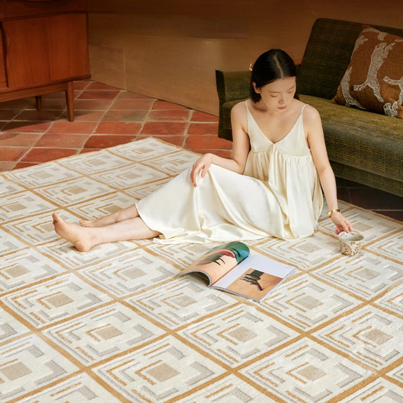 Современный стираемый роскошный Настольный ковер Keecy для спальни в французском стиле кремового цвета
Современный стираемый роскошный Настольный ковер Keecy для спальни в французском стиле кремового цвета