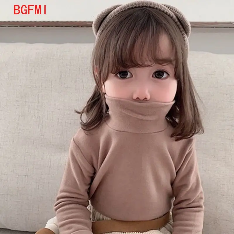 Bottoming Shirt for girls Long Sleeved t-shirt Winter clothes Baby Boy High collar Autumn clothes Thermal Jacket Kids Pullover
Bottoming Shirt for girls Long Sleeved t-shirt Winter clothes Baby Boy High collar Autumn clothes Thermal Jacket Kids Pullover