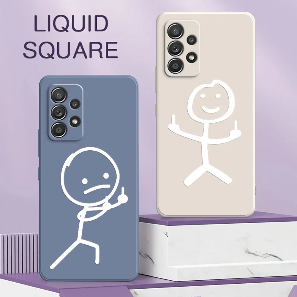 Funny Middle Finger Cute Man Matchman A56 Case For Samsung Galaxy A55 A54 A53 A36 A35 A34 A52 A72 A32 A51 A26 A56 5G Phone Cover Funny Middle Finger Cute Man Matchman A56 Case For Samsung Galaxy A55 A54 A53 A36 A35 A34 A52 A72 A32 A51 A26 A56 5G Phone Cover