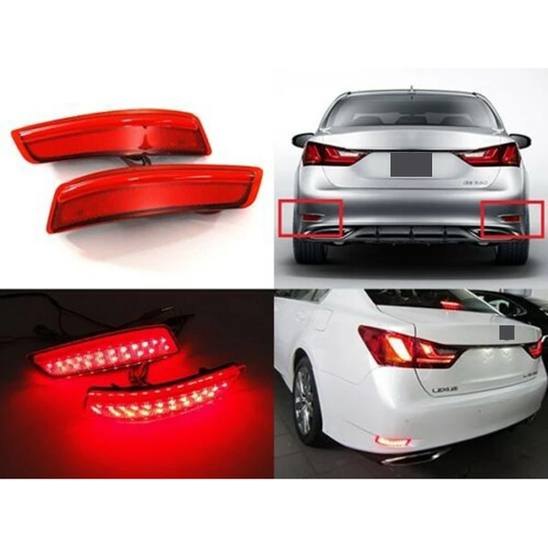 Автомобильный Красный отражатель заднего бампера для Lexus ES GS 2013-2018 81910-30040 81920-30040
Автомобильный Красный отражатель заднего бампера для Lexus ES GS 2013-2018 81910-30040 81920-30040