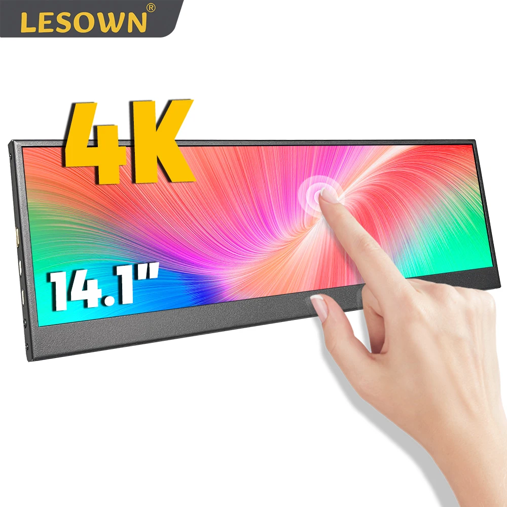 LESOWN 3840x110 0 IPS 14-дюймовый сенсорный ЖК-монитор USB Type-C 4K ультра широкий портативный ноутбук с длинным стержнем
LESOWN 3840x110 0 IPS 14-дюймовый сенсорный ЖК-монитор USB Type-C 4K ультра широкий портативный ноутбук с длинным стержнем
