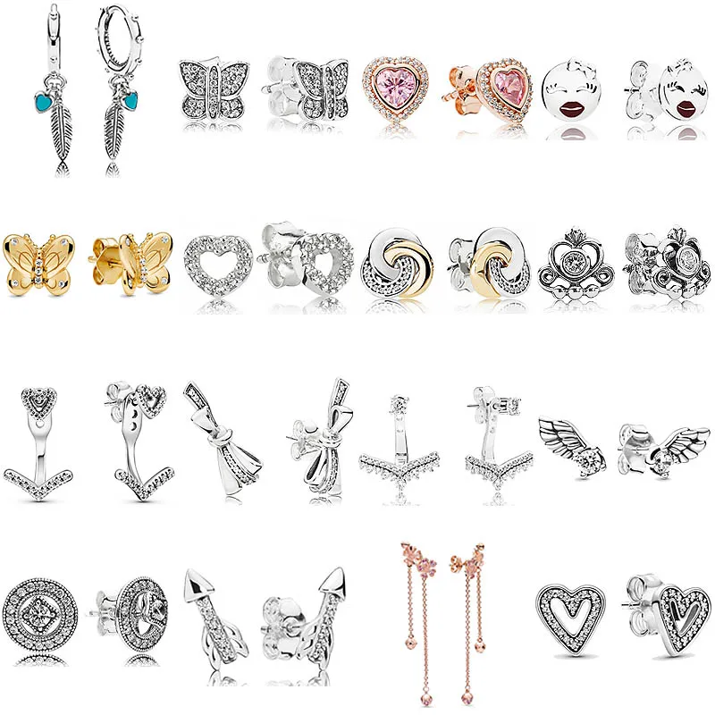 New 925 Sterling Silver Popular Earring Interlinked Circles Spiritual Feathers Freehand Heart Earring For Women Jewelry Gift
New 925 Sterling Silver Popular Earring Interlinked Circles Spiritual Feathers Freehand Heart Earring For Women Jewelry Gift