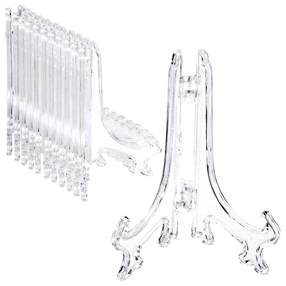 24 Pieces Plastic Easel Plate Display Stands Holders Picture Easel At Weddings, Home Decoration (Clear, 4 Inch)
24 Pieces Plastic Easel Plate Display Stands Holders Picture Easel At Weddings, Home Decoration (Clear, 4 Inch)