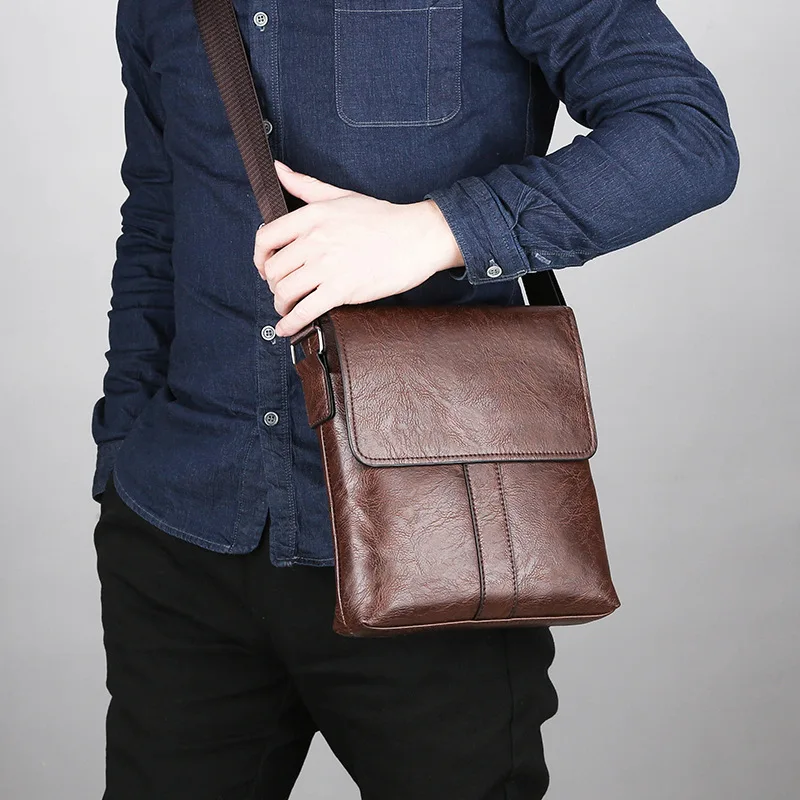 Soft leather shoulder bag, men's business casual bag, crossbody bag, men's bag, crossbody bag, small leather bag, hanging bag Soft leather shoulder bag, men's business casual bag, crossbody bag, men's bag, crossbody bag, small leather bag, hanging bag