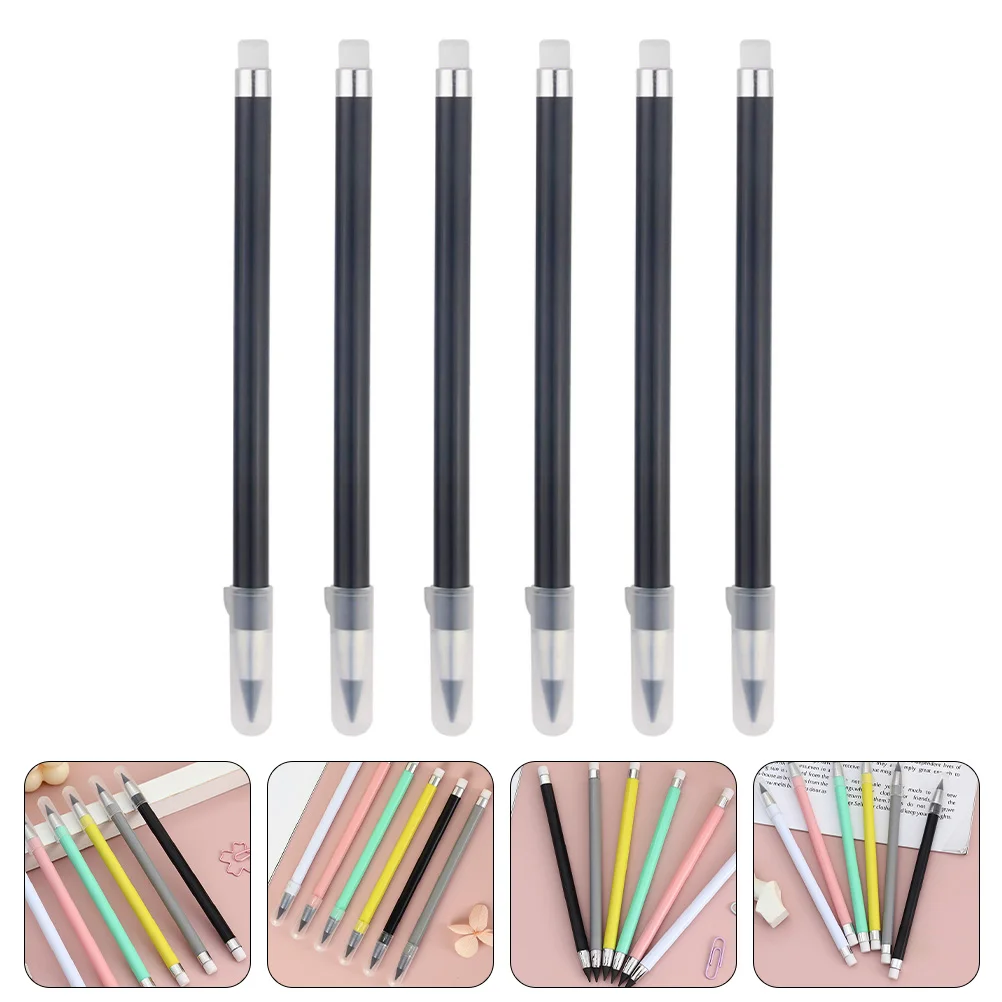 6 Pcs Eternal Pencil for Kids Erasable Pencils Writing Children Mechanical Students Supplies Office Lead
6 Pcs Eternal Pencil for Kids Erasable Pencils Writing Children Mechanical Students Supplies Office Lead