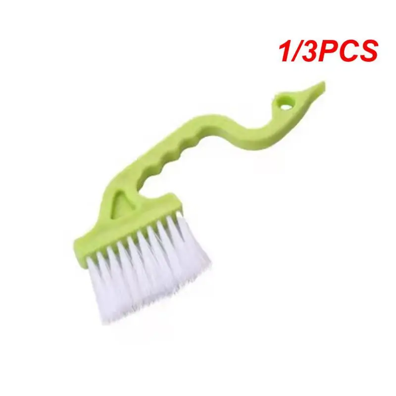 

1/3PCS Pot Brush Multipurpose Comfortable Handle Strong Cleaning Power Clean Without Dead Corners Gap Brush Green