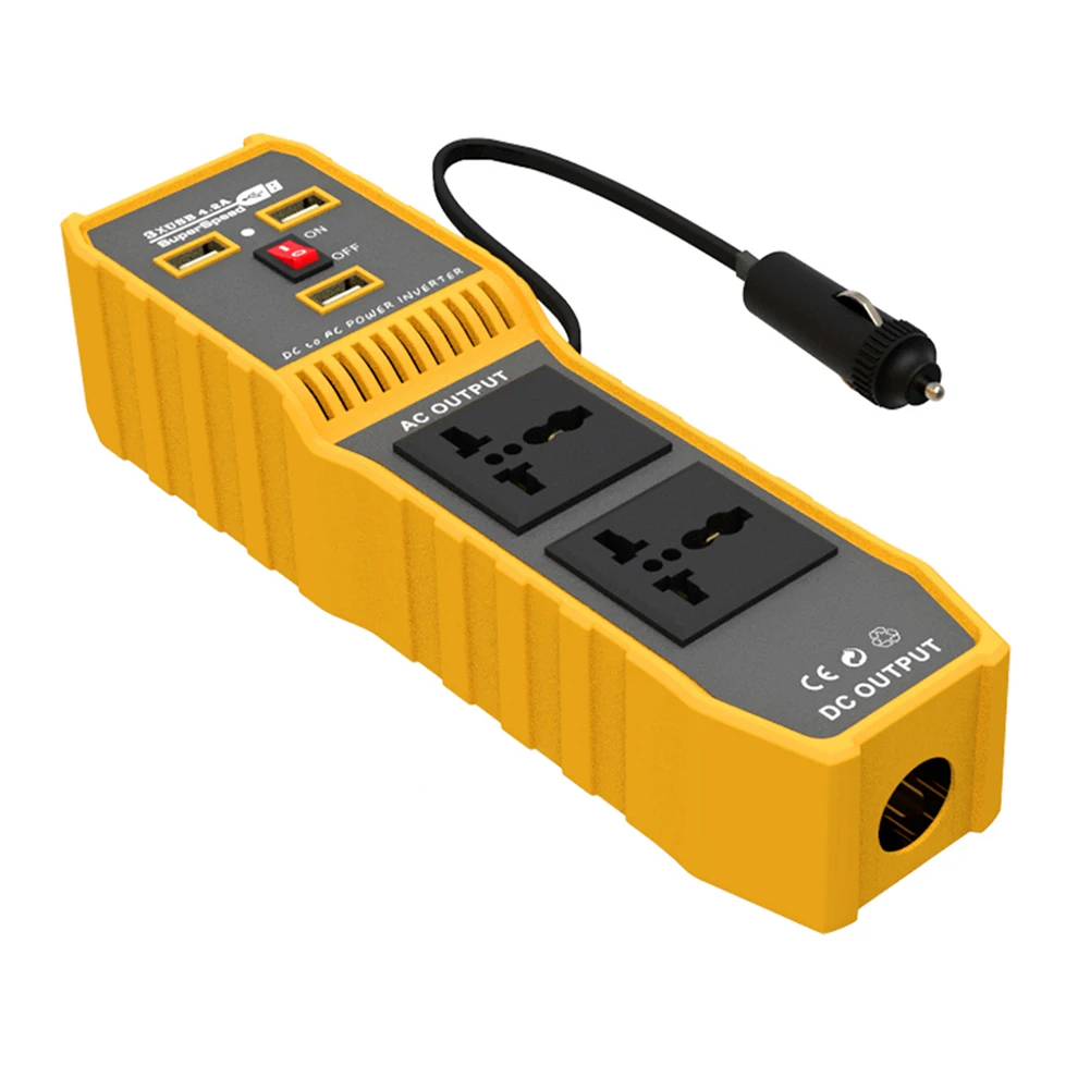Car Inverter 400W Quick Installation Overload and Reverse Connection Protection USB Interfaces for Charging Devices
Car Inverter 400W Quick Installation Overload and Reverse Connection Protection USB Interfaces for Charging Devices