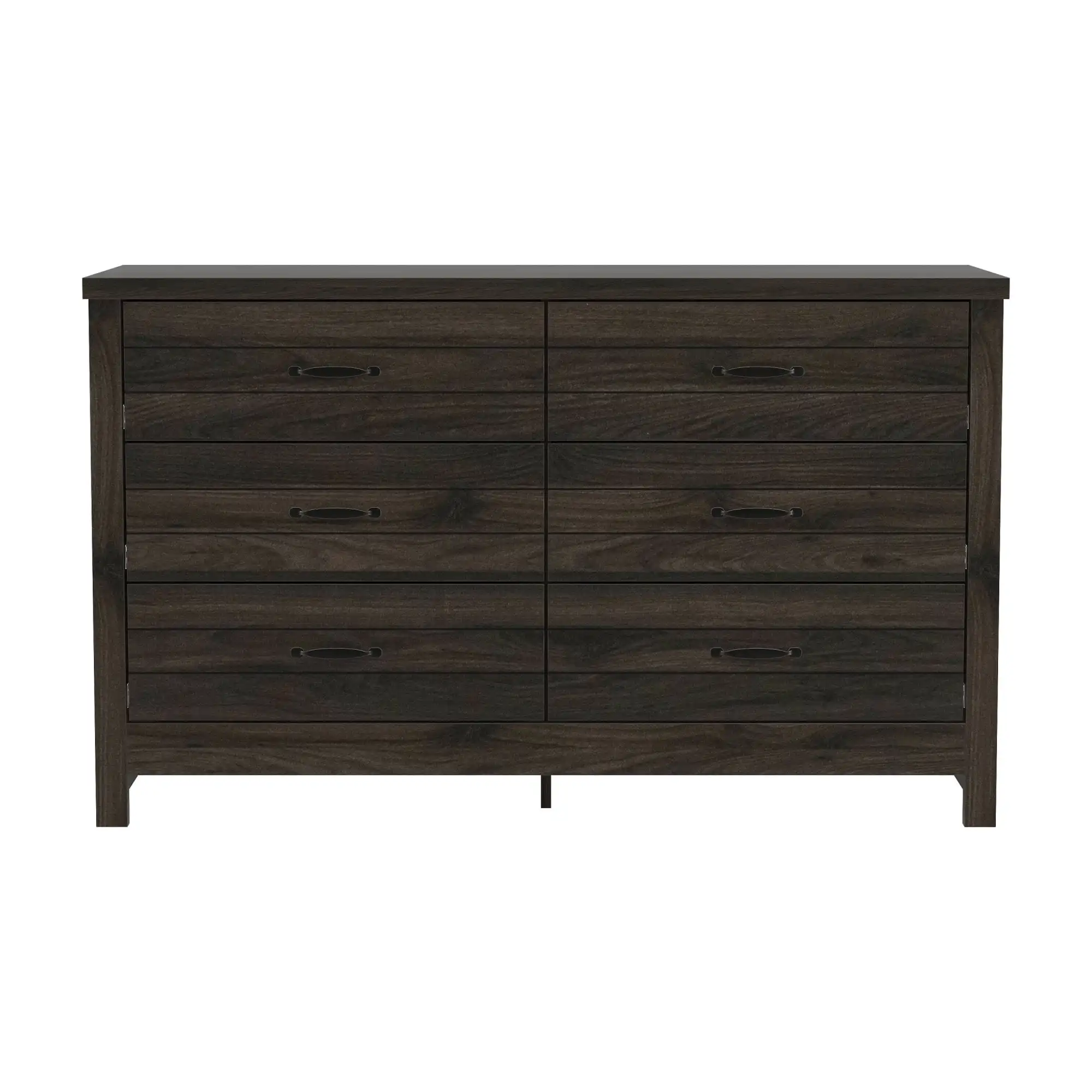 Transitional Lancaster Farmhouse Durable 6-Drawer Dresser with Black Metal Drawer Handles, Espresso
Transitional Lancaster Farmhouse Durable 6-Drawer Dresser with Black Metal Drawer Handles, Espresso