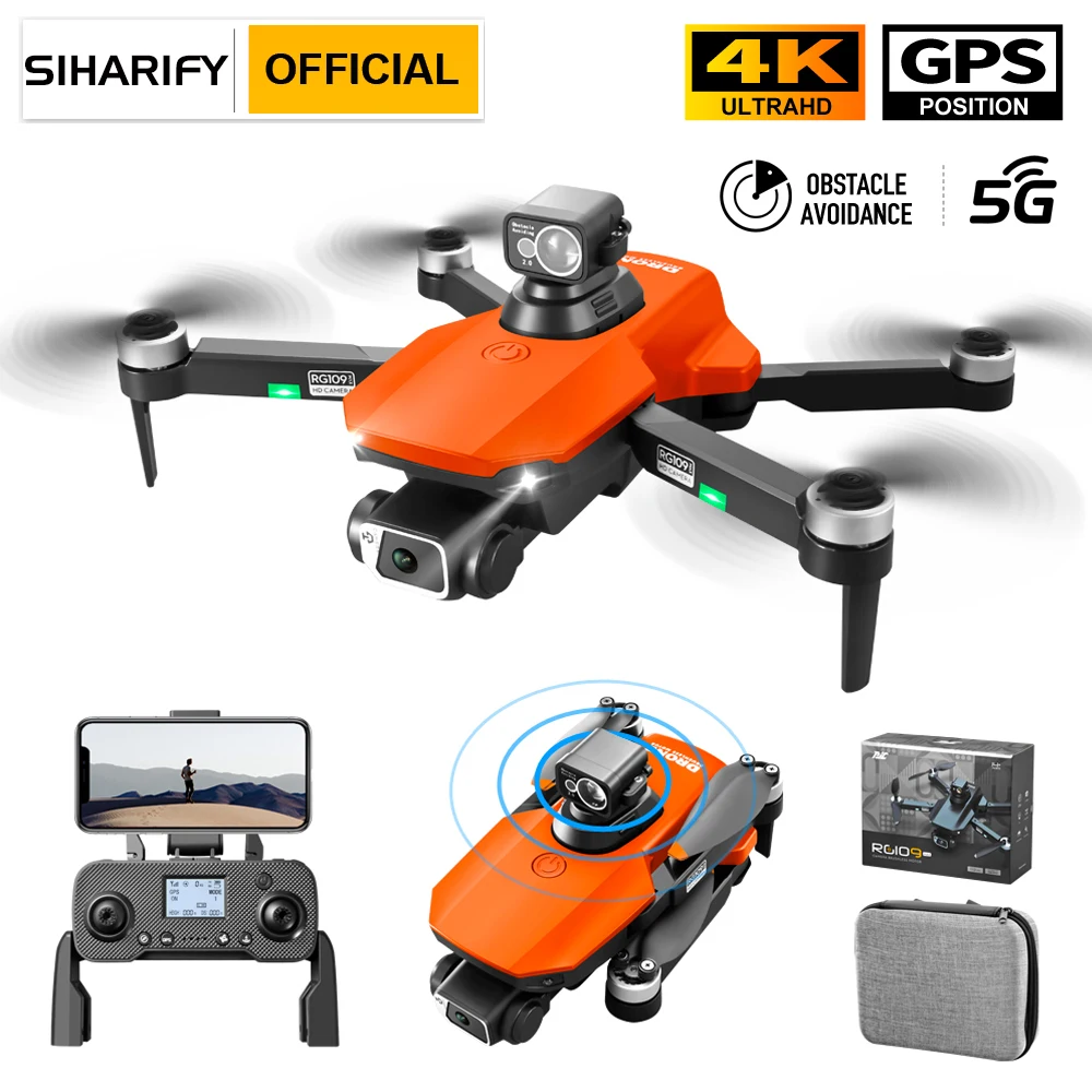 

Drones with Camera HD 4K Professional Drone GPS Follow Me Brushless 4k Camera Drone RC Quadcopter Drone Avoidance Airplanes dron