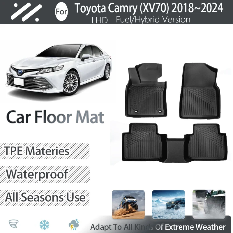 Car Floor Mats For Toyota Camry XV70 XV 70 2018~2023 Waterproof Pads Foot Carpets Floor Cover TPE Cargo Mud Set Auto Accessories
Car Floor Mats For Toyota Camry XV70 XV 70 2018~2023 Waterproof Pads Foot Carpets Floor Cover TPE Cargo Mud Set Auto Accessories