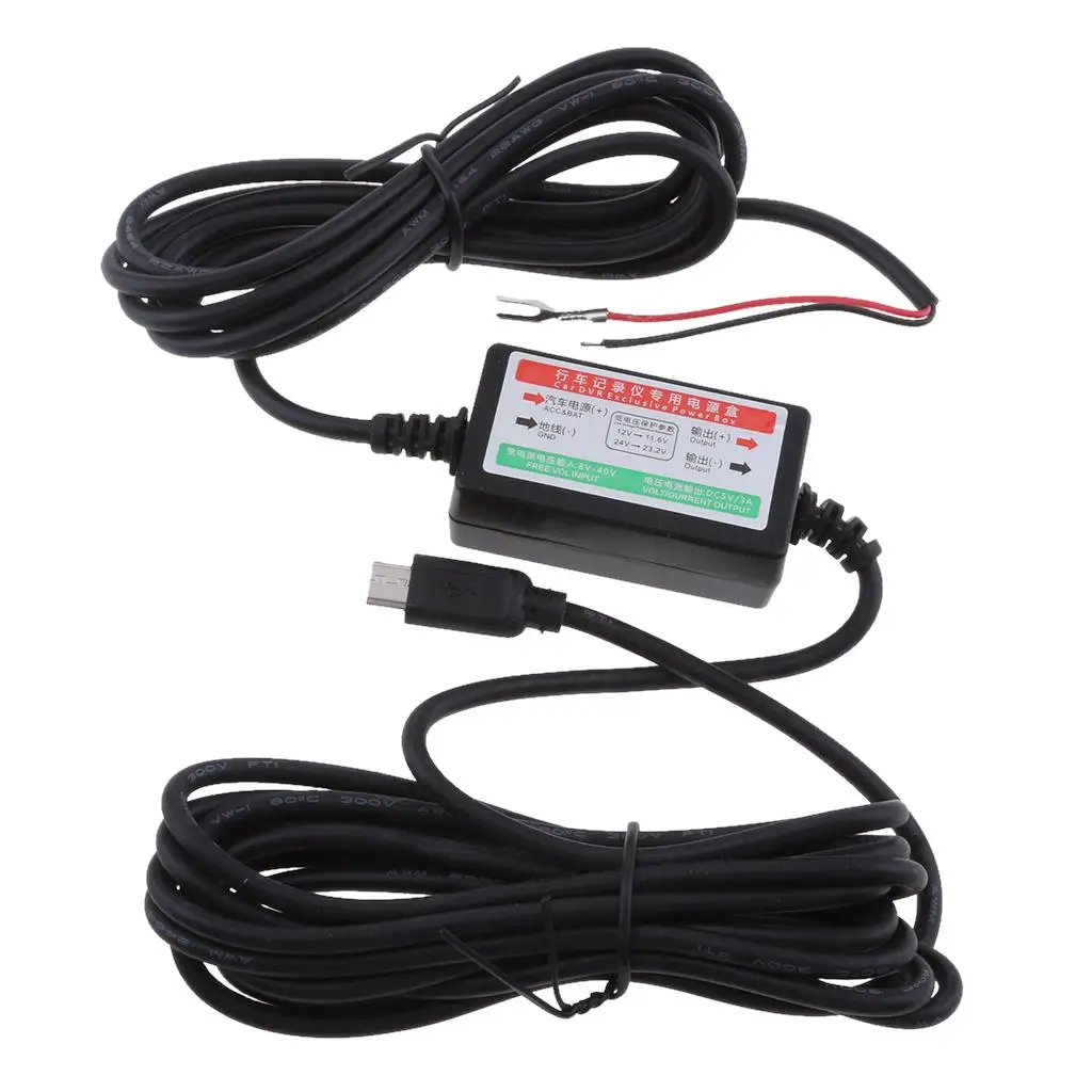 Автомобильное зарядное устройство Micro USB DC 8-40 В до 5 В 3 А, кабель для камеры, регистратора, видеорегистратора
Автомобильное зарядное устройство Micro USB DC 8-40 В до 5 В 3 А, кабель для камеры, регистратора, видеорегистратора