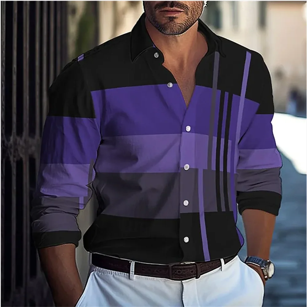 2024Men's Button-Down Casual Comfort Shirt Summer Beach Shirt Long Sleeve Plaid Color Block Lapel Hawaiian Top
2024Men's Button-Down Casual Comfort Shirt Summer Beach Shirt Long Sleeve Plaid Color Block Lapel Hawaiian Top