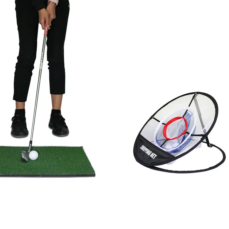 

Improve your golf game anytime, anywhere with this portable folding training net! golf net 1 Set